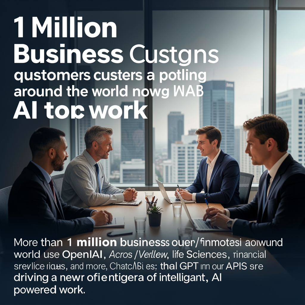 1 million business customers putting AI to work