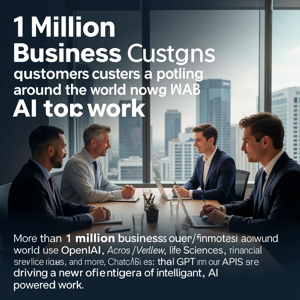 1 million business customers putting AI to work