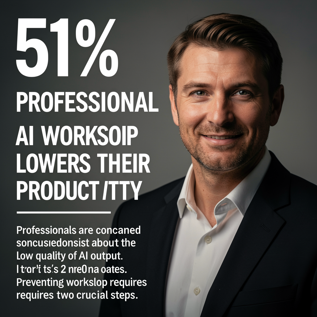 51% of professionals say AI workslop lowers their productivity - stop it in 2 steps