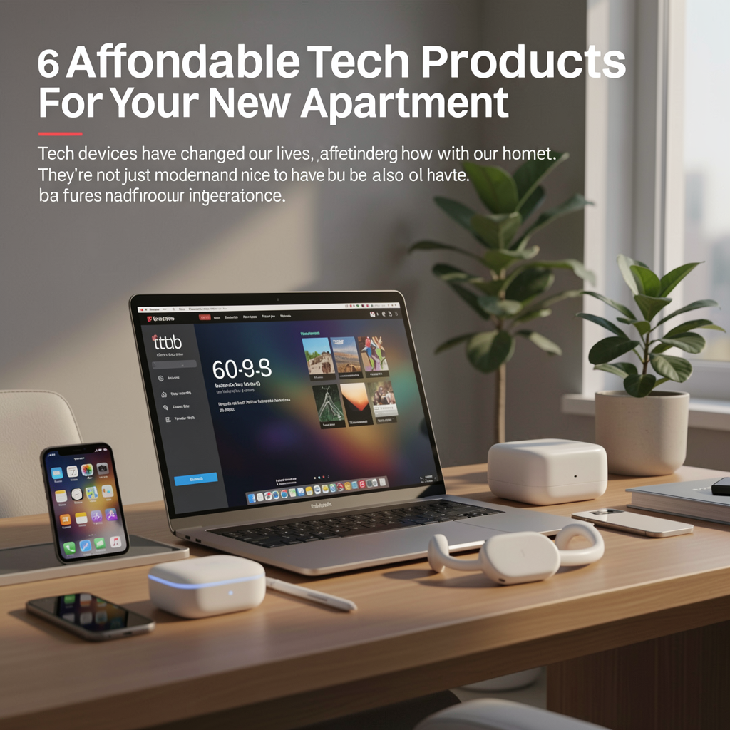 6 Affordable Tech Products for Your New Apartment