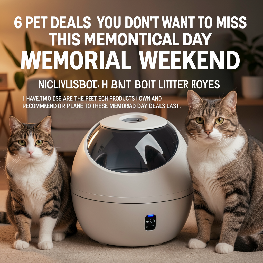 6 pet deals you don't want to miss this Memorial Day weekend, including robot litter boxes