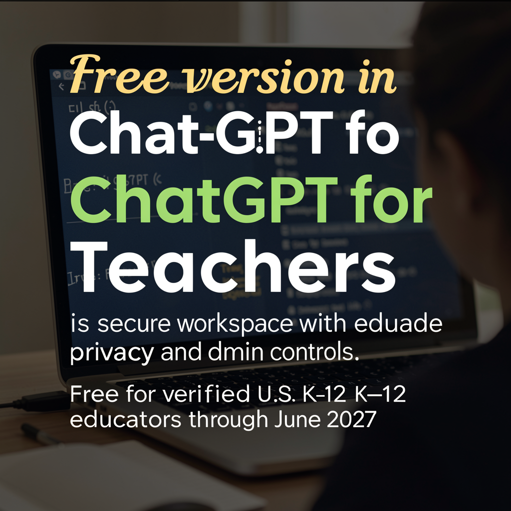 A free version of ChatGPT built for teachers