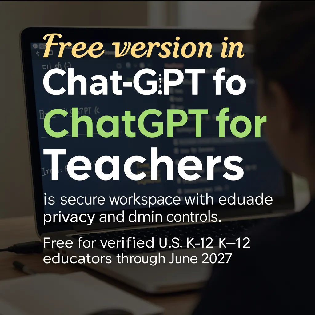 A free version of ChatGPT built for teachers