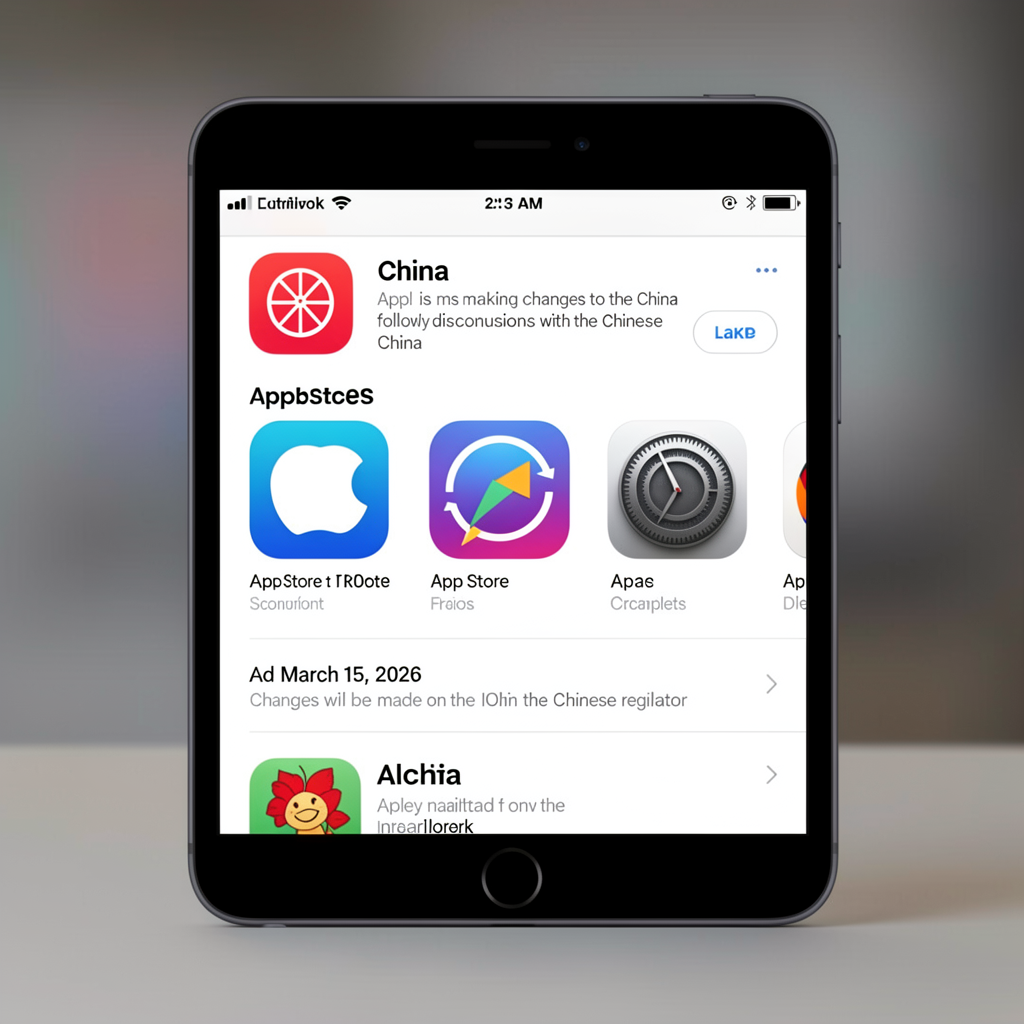Adjustments to the China storefront of the App Store on iOS and iPadOS