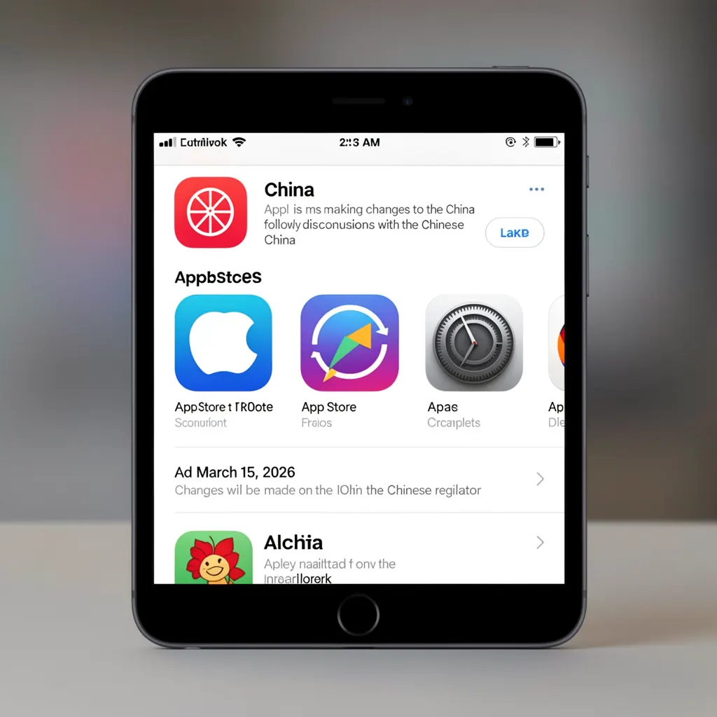 Adjustments to the China storefront of the App Store on iOS and iPadOS