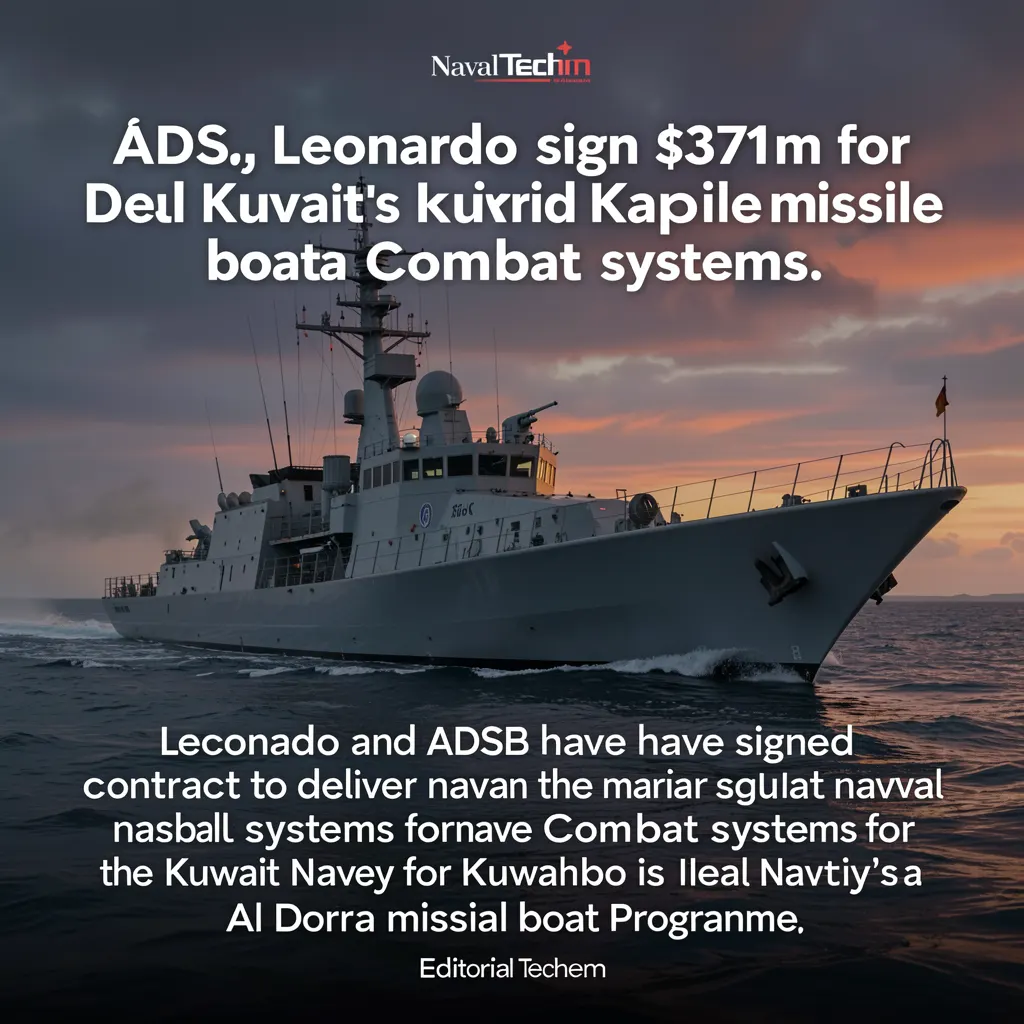 ADSB, Leonardo sign $371m deal for Kuwait’s missile boat combat systems 