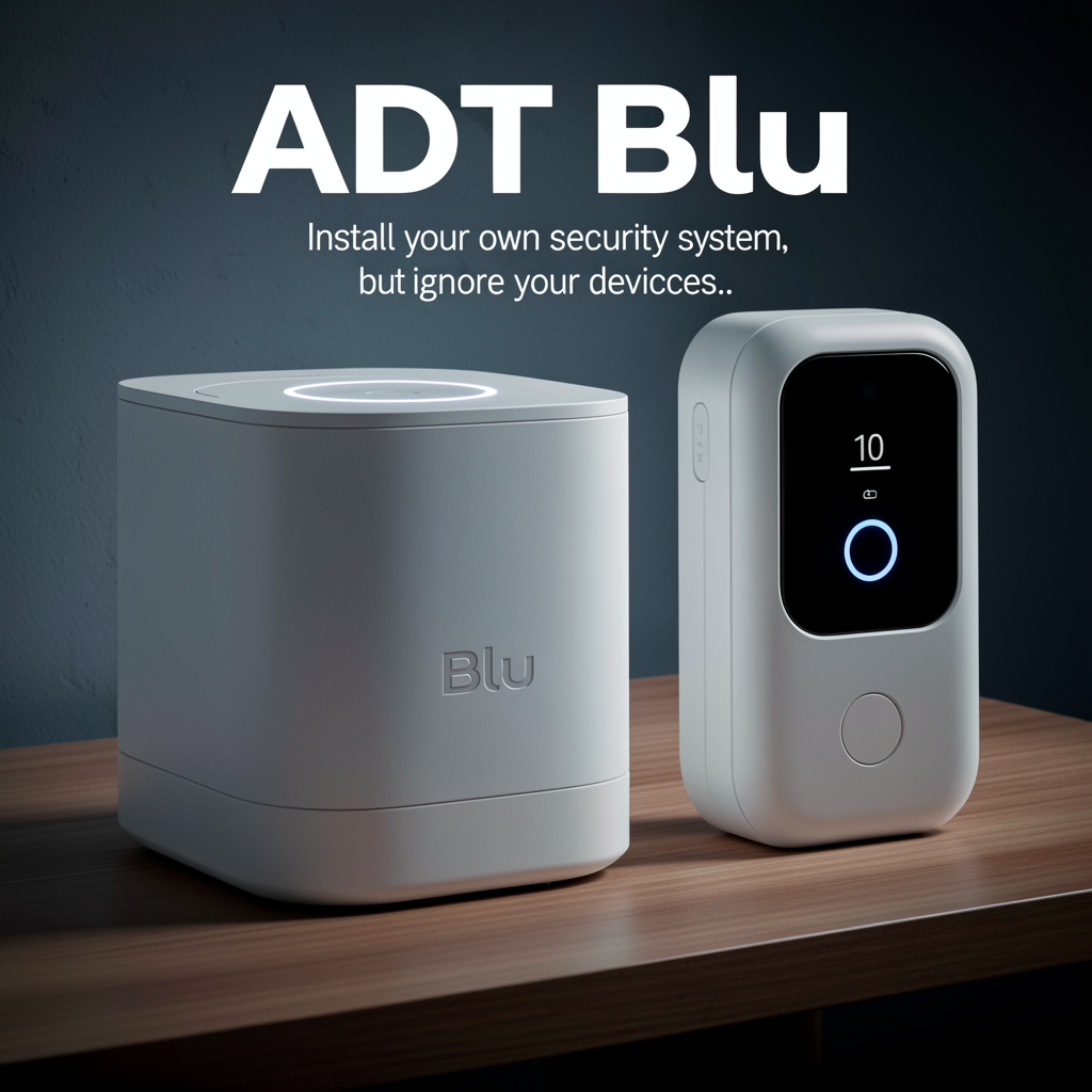 ADT Blu is a DIY home security system that comes with a catch