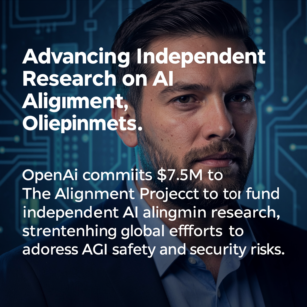 Advancing independent research on AI alignment