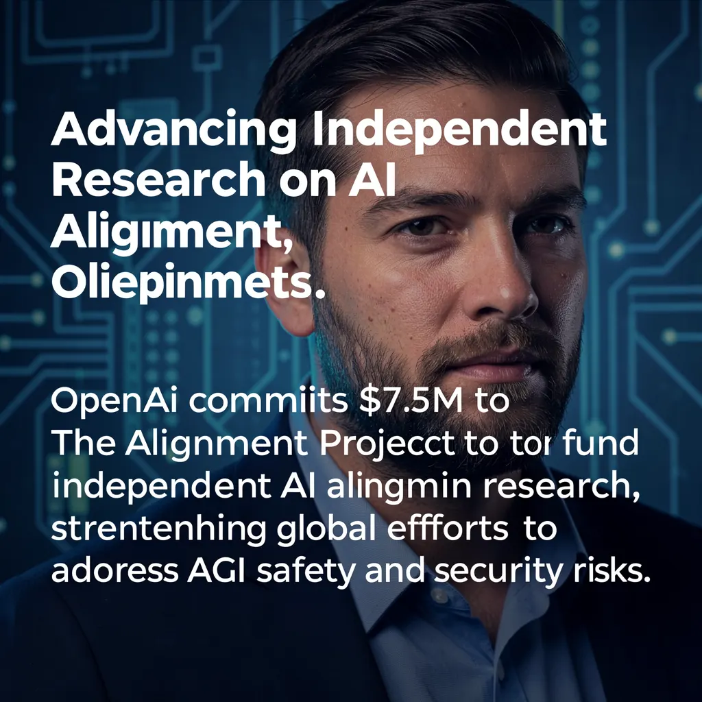 Advancing independent research on AI alignment