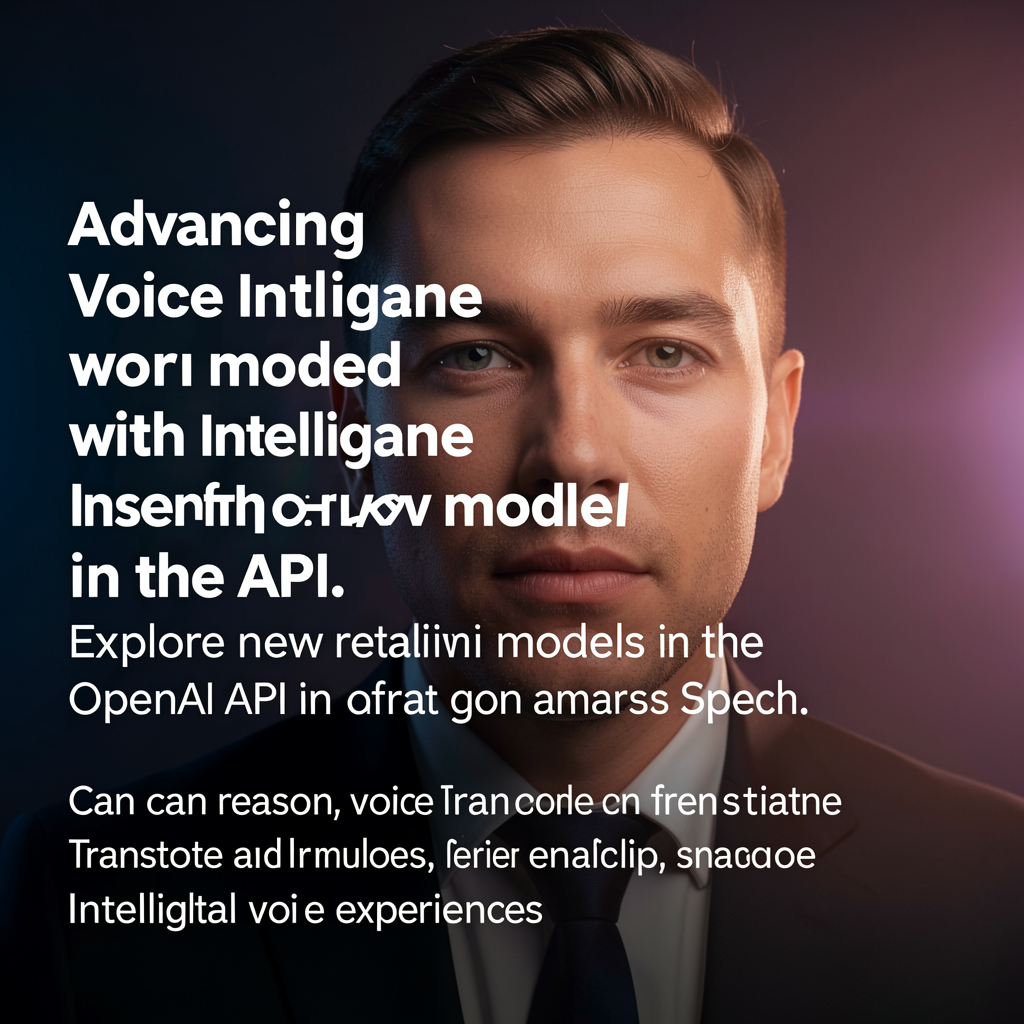 Advancing voice intelligence with new models in the API