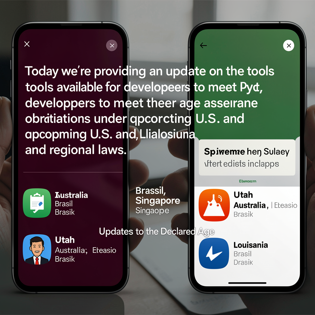 Age requirements for apps distributed in Brazil, Australia, Singapore, Utah, and Louisiana