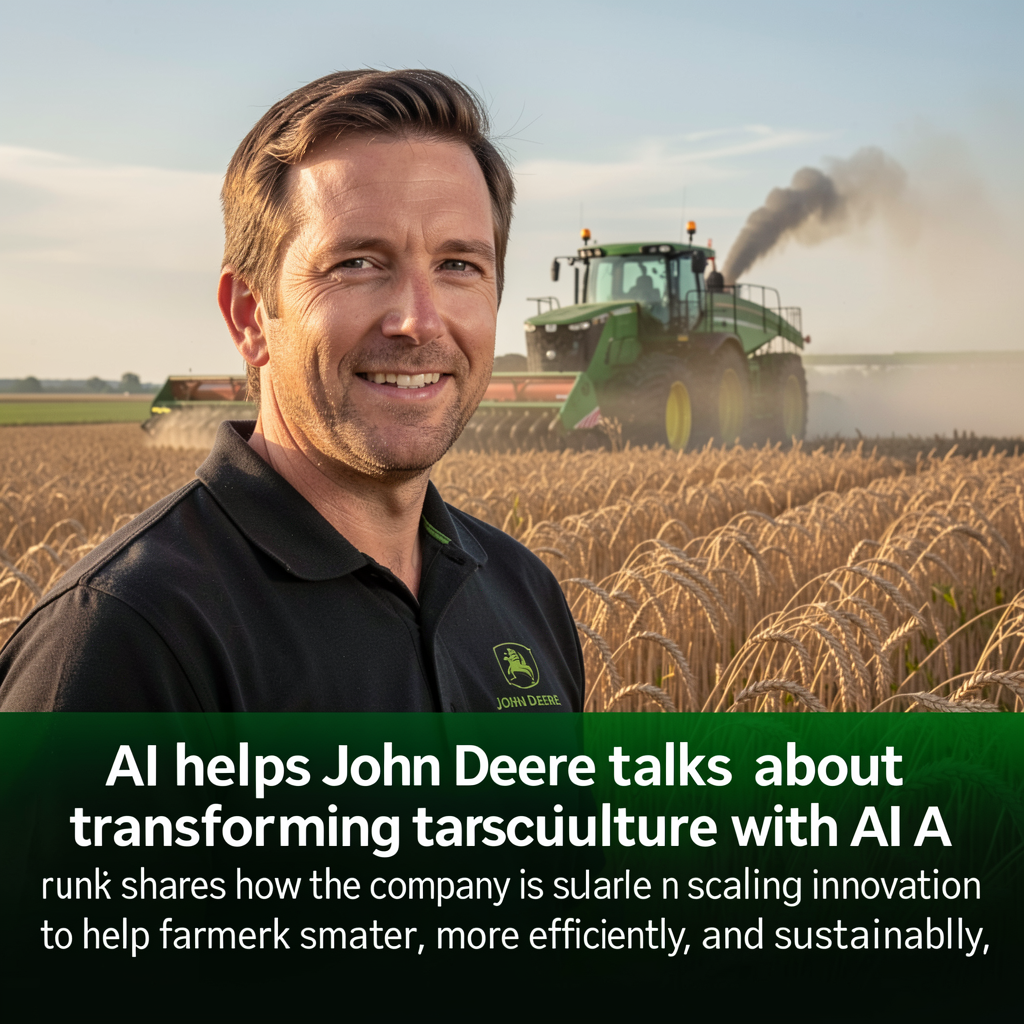 AI helps John Deere transform agriculture