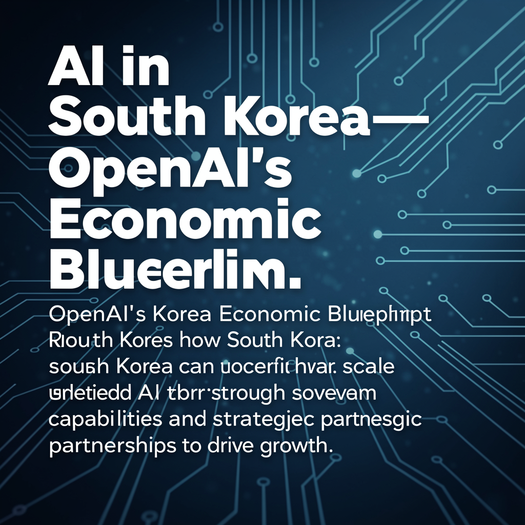 AI in South Korea—OpenAI’s Economic Blueprint