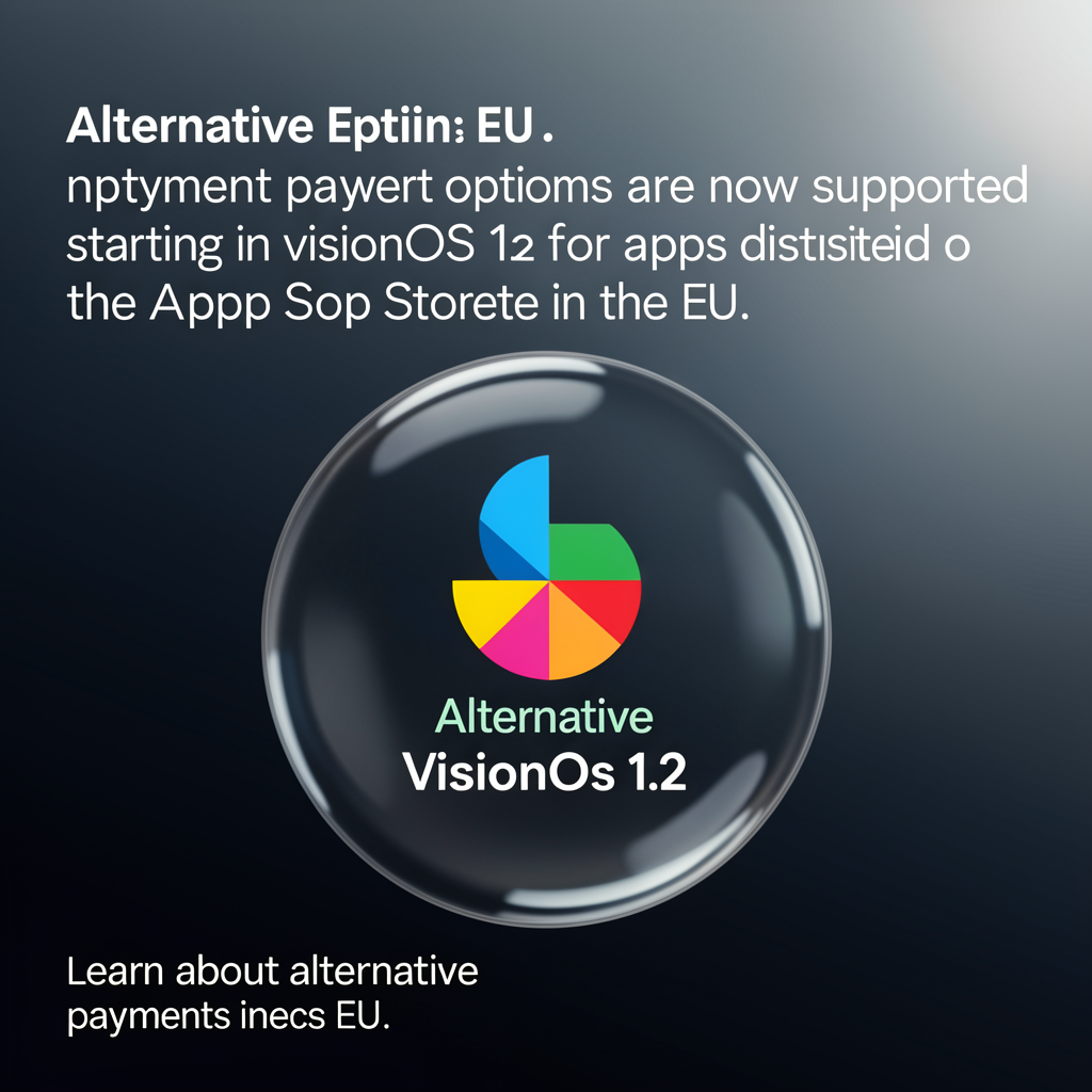 Alternative payment options in the EU in visionOS 1.2