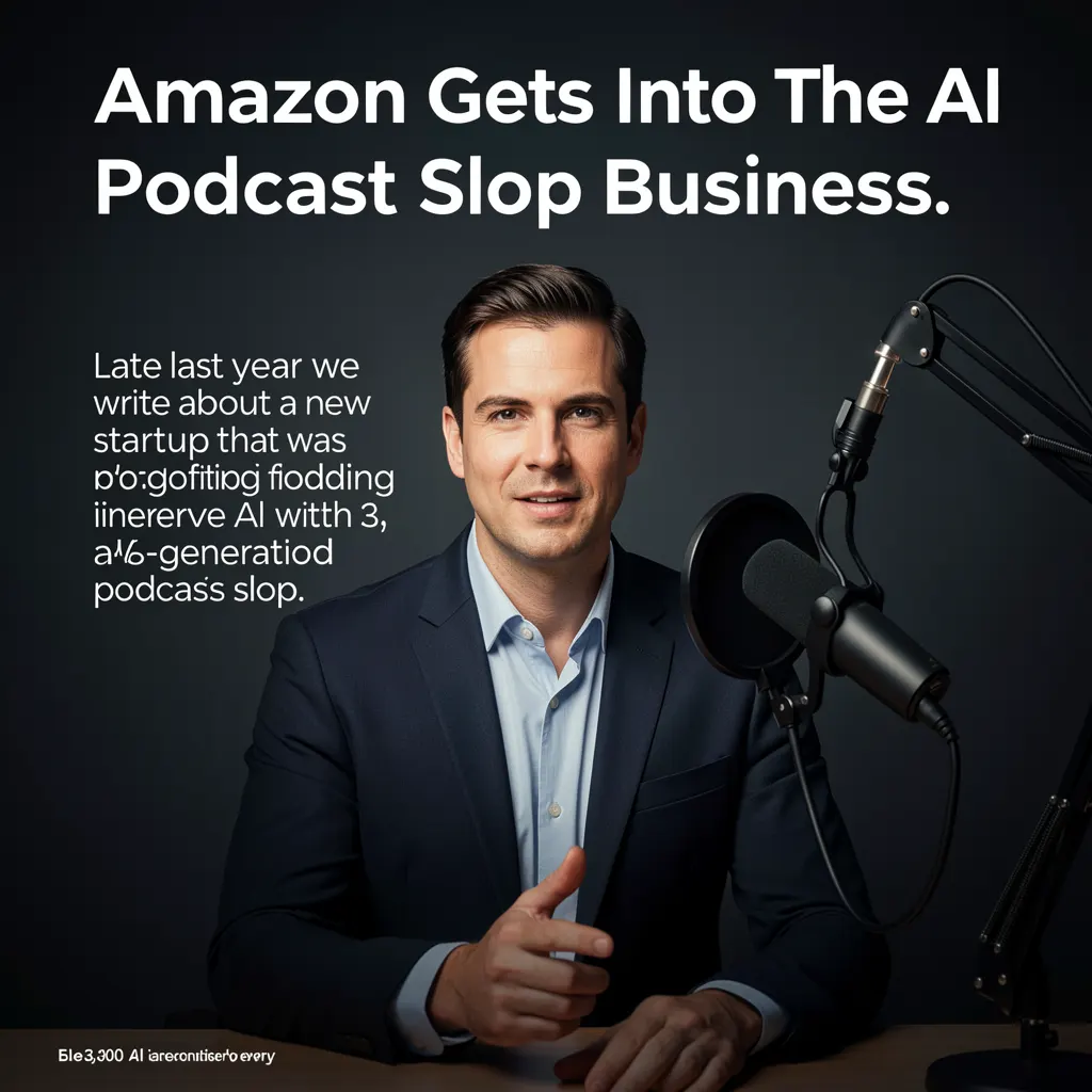 Amazon Gets Into The AI Podcast Slop Business