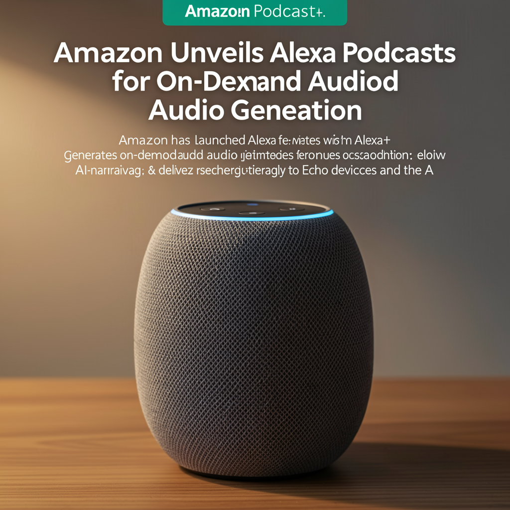 Amazon Unveils Alexa Podcasts for On-Demand Audio Generation