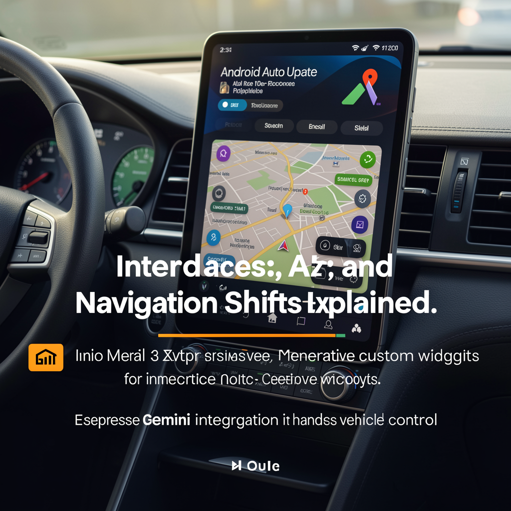 Android Auto Update: Interface, AI, and Navigation Shifts Explained