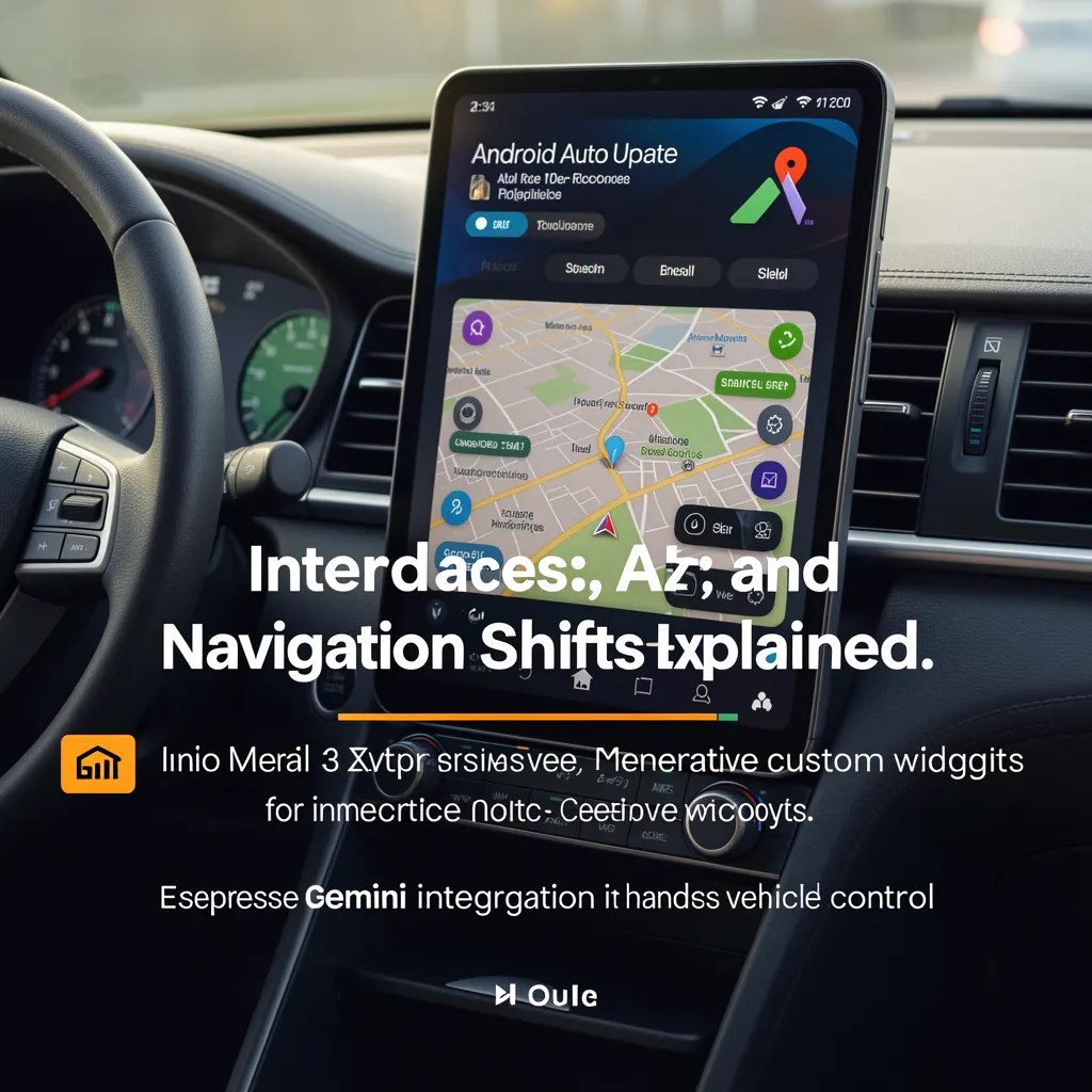 Android Auto Update: Interface, AI, and Navigation Shifts Explained