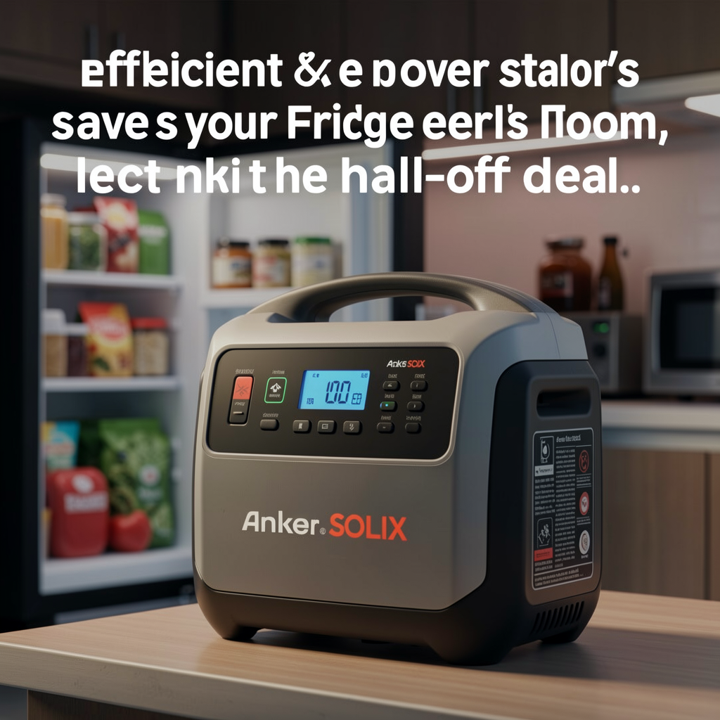 Anker SOLIX’s efficient new power station wants to save your fridge’s food from the next blackout