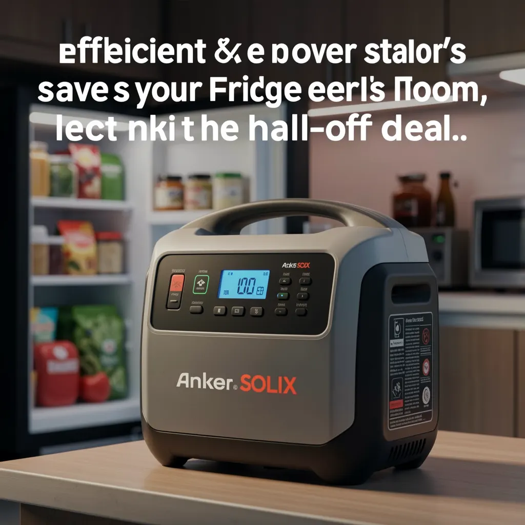Anker SOLIX’s efficient new power station wants to save your fridge’s food from the next blackout
