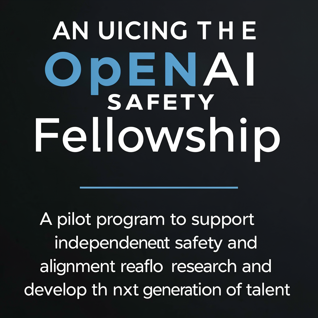 Announcing the OpenAI Safety Fellowship