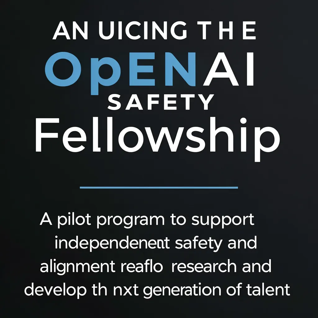 Announcing the OpenAI Safety Fellowship
