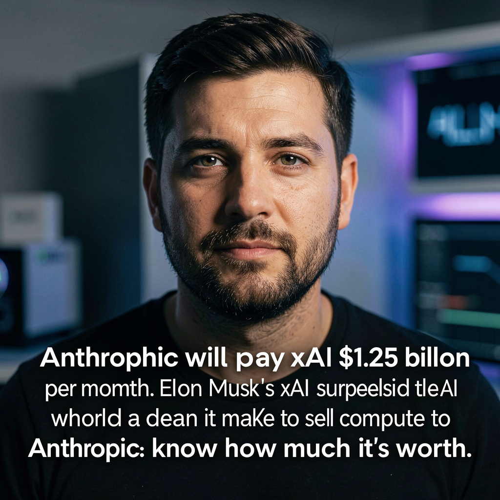Anthropic will pay xAI $1.25 billion per month for compute