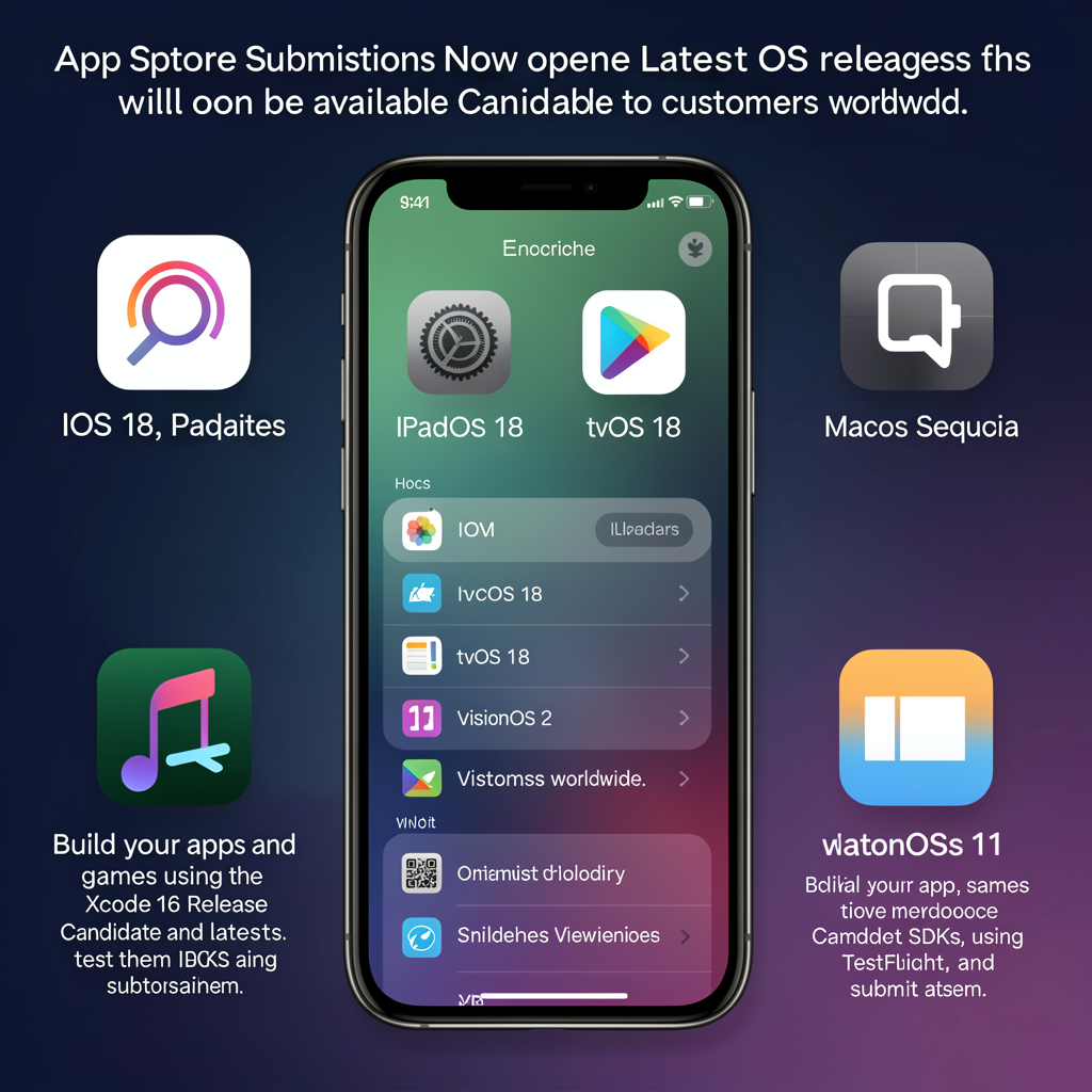 App Store submissions now open for the latest OS releases