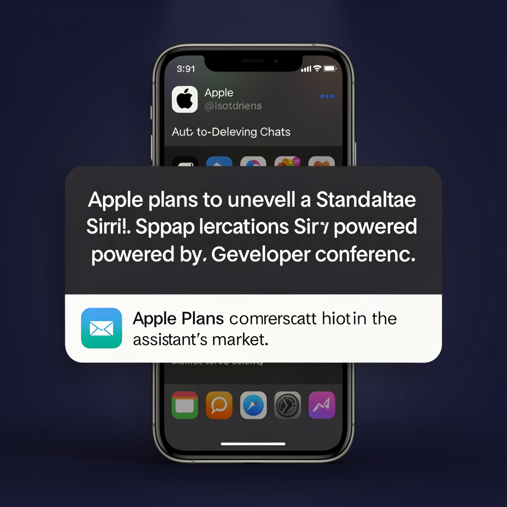 Apple Plans Standalone Siri App With Auto-Deleting Chats