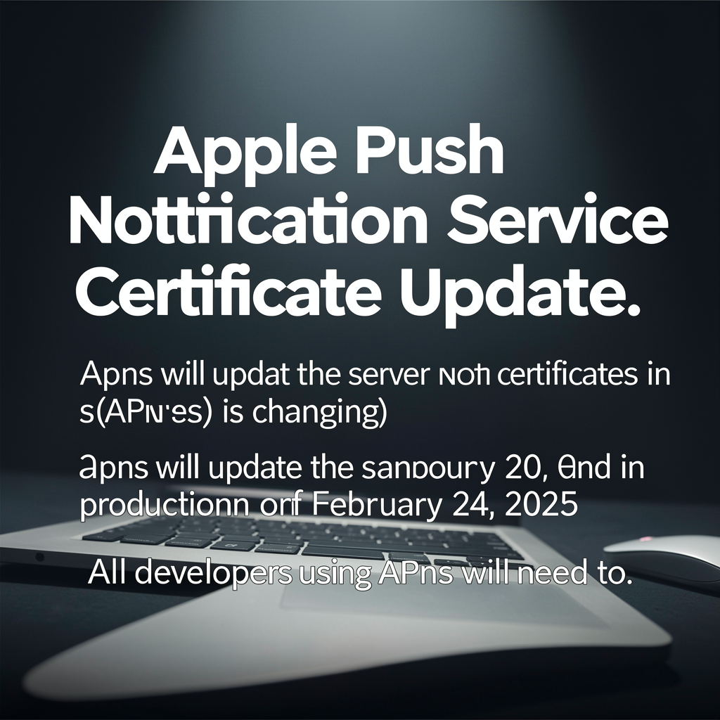 Apple Push Notification service server certificate update