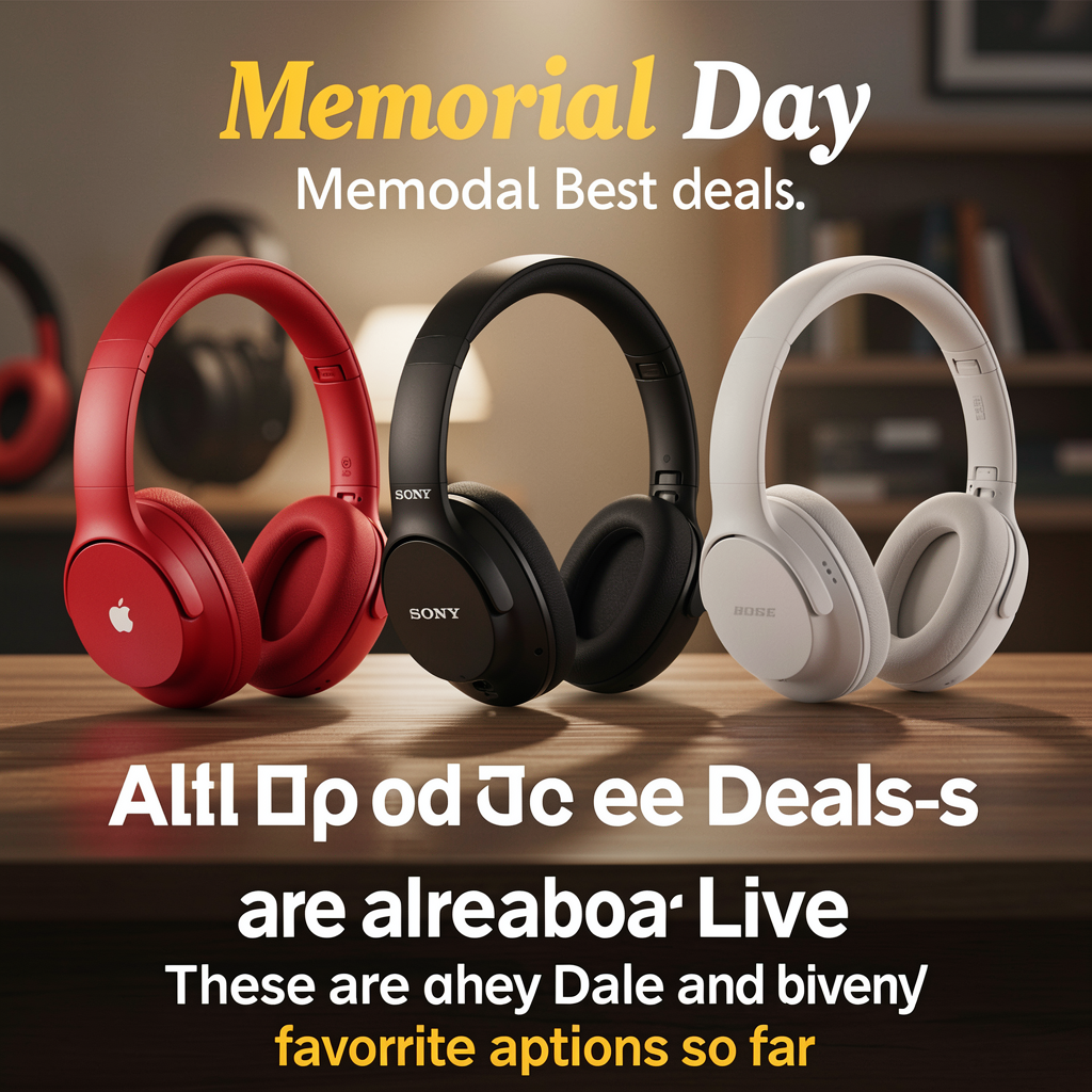 Apple, Sony, and Bose headphones are all on sale for Memorial Day - I found the best deals