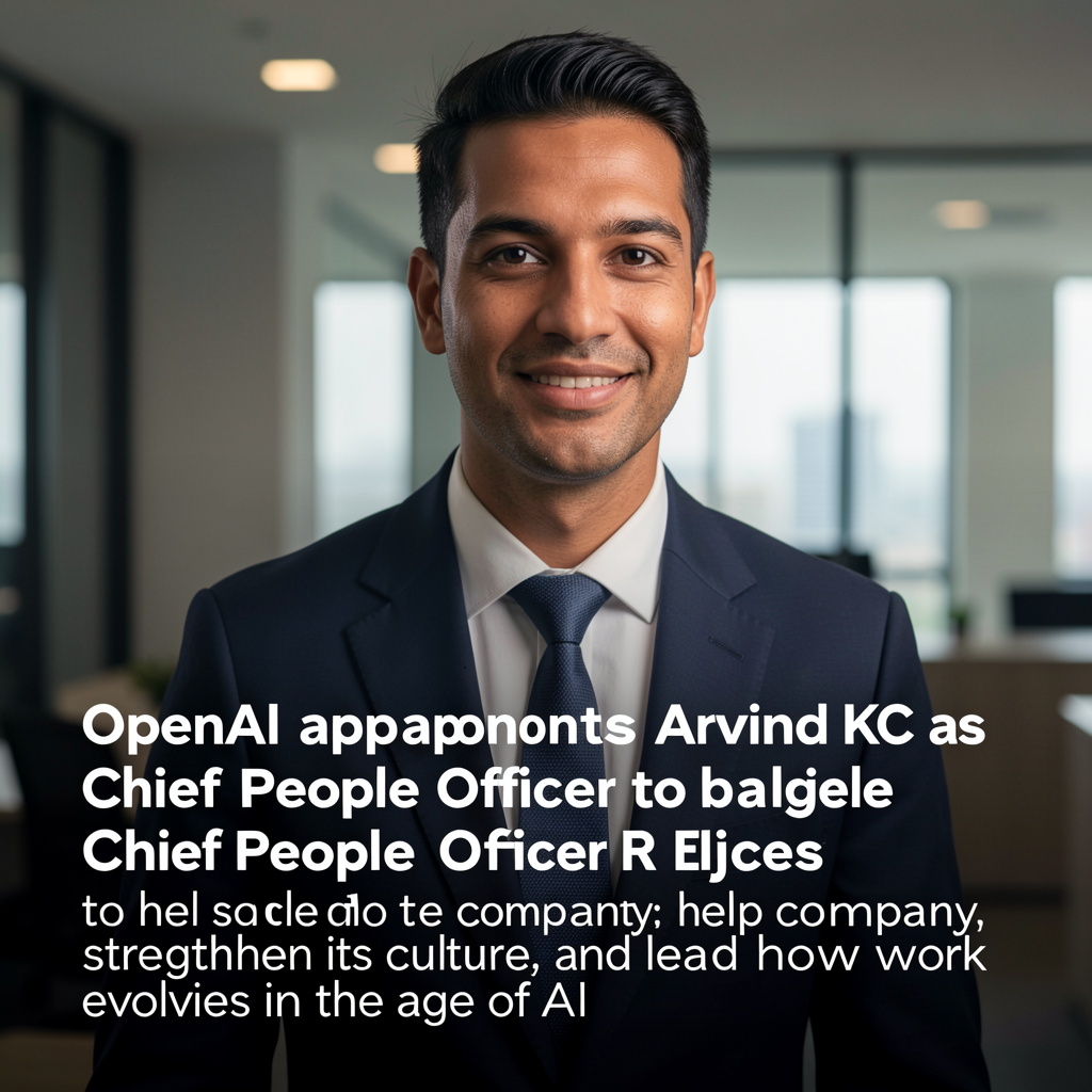Arvind KC appointed Chief People Officer