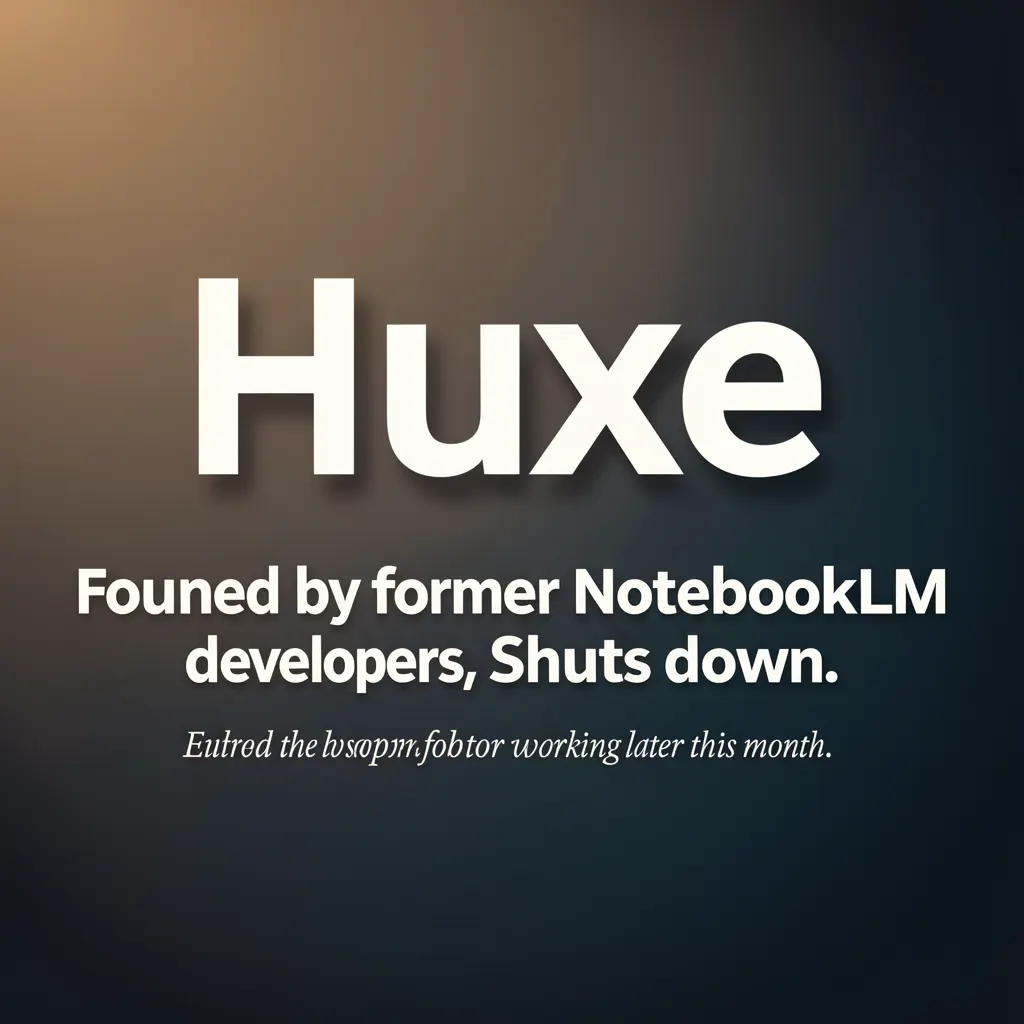 Audio-generation app Huxe, founded by former NotebookLM developers, shuts down