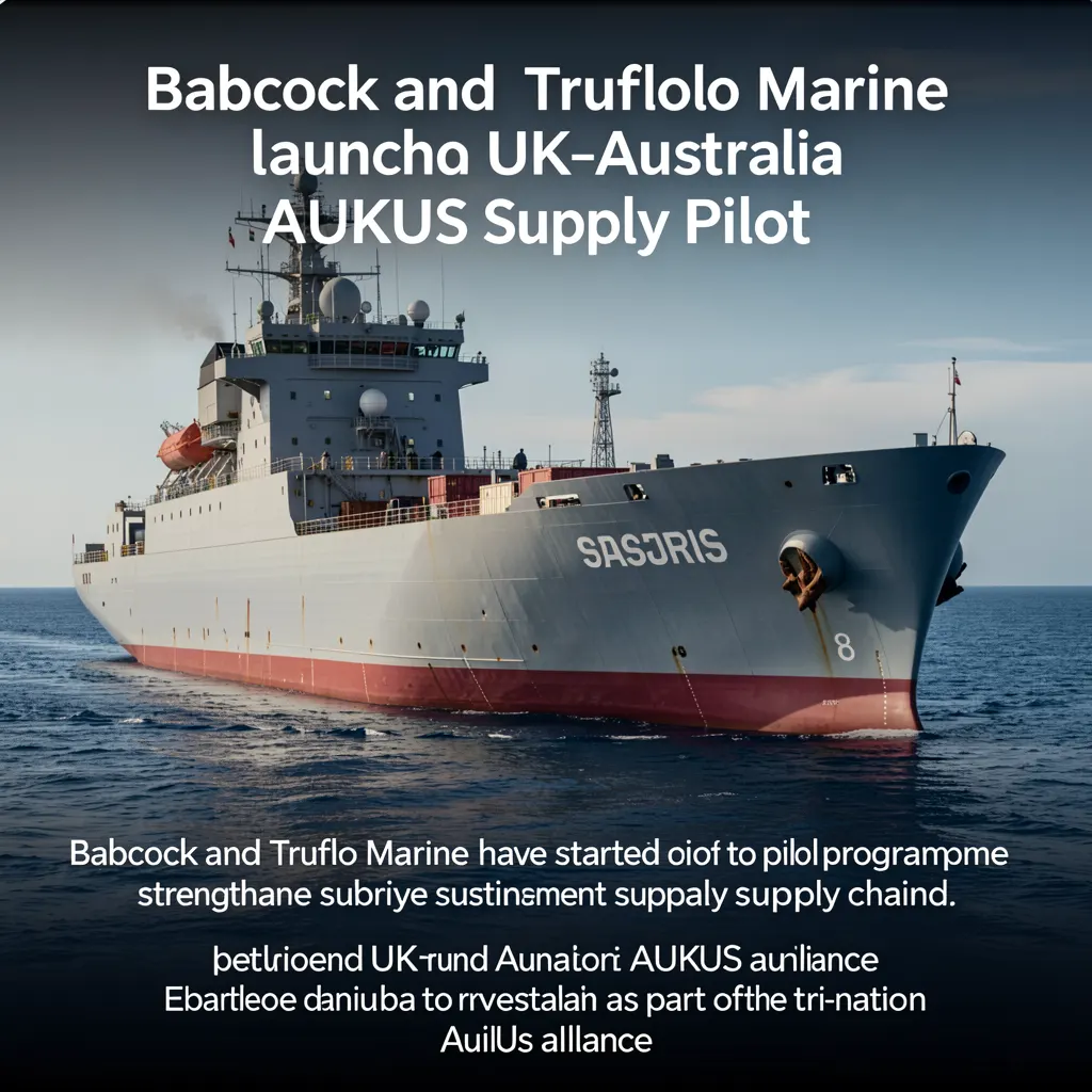 Babcock and Truflo Marine launch UK-Australia AUKUS supply pilot 