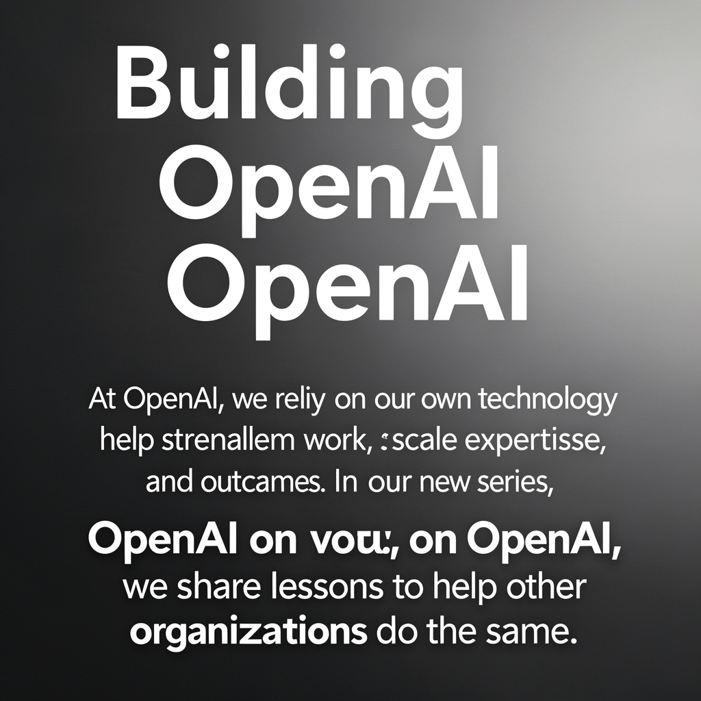 Building OpenAI with OpenAI
