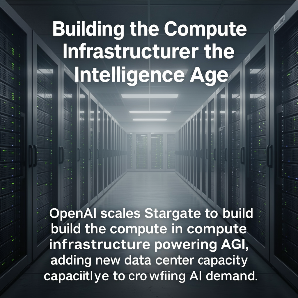 Building the compute infrastructure for the Intelligence Age