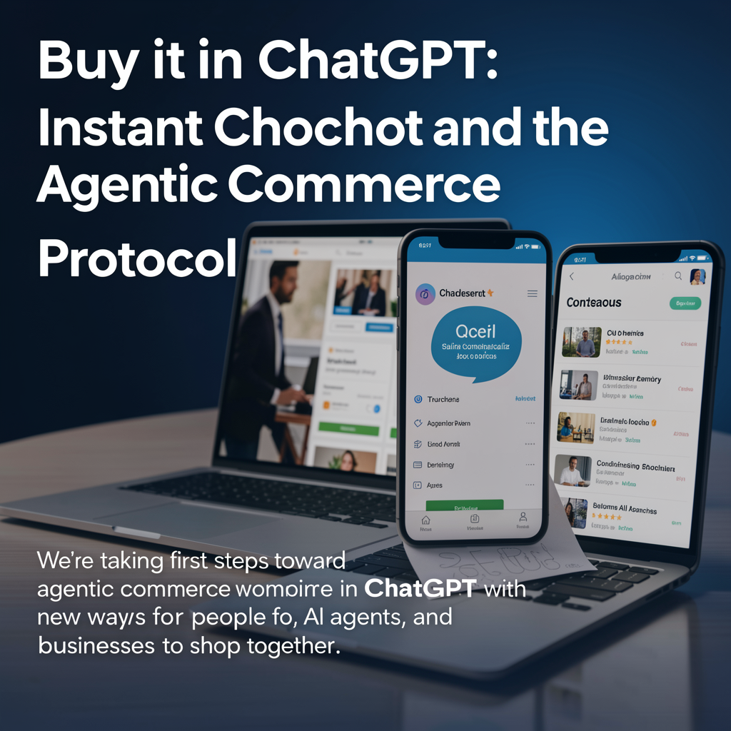 Buy it in ChatGPT: Instant Checkout and the Agentic Commerce Protocol