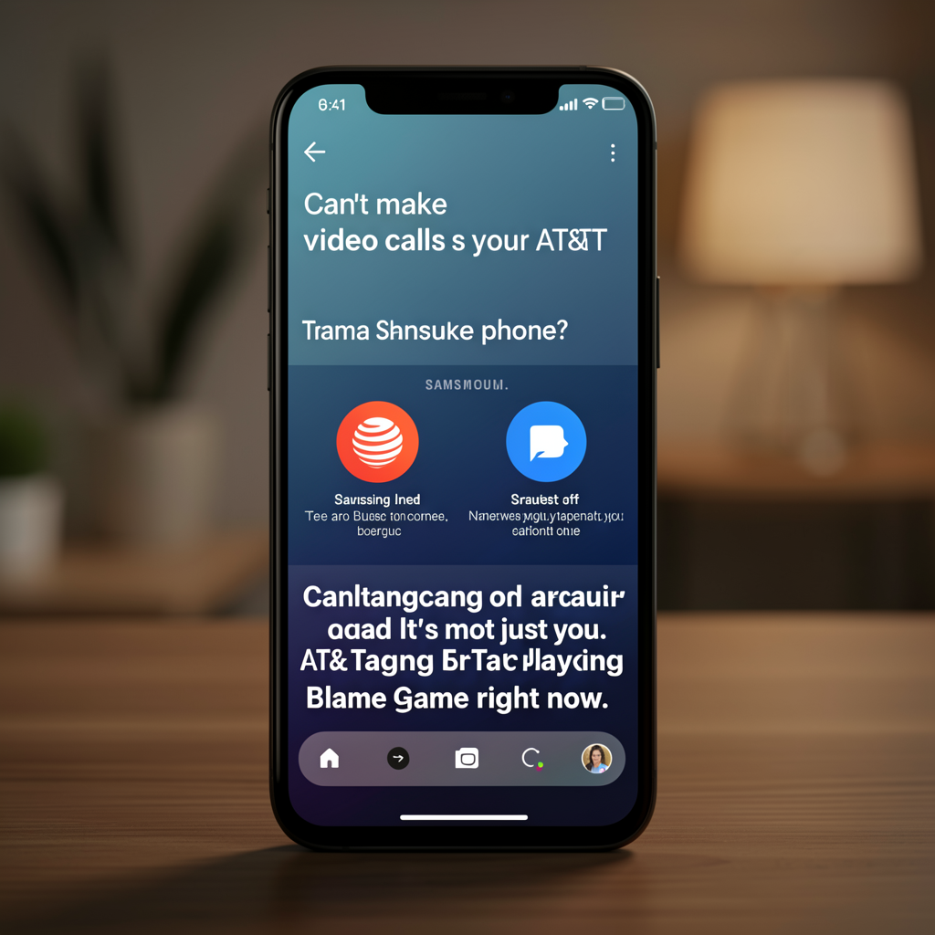 Can’t make video calls on your AT&T Samsung phone? It’s not just you