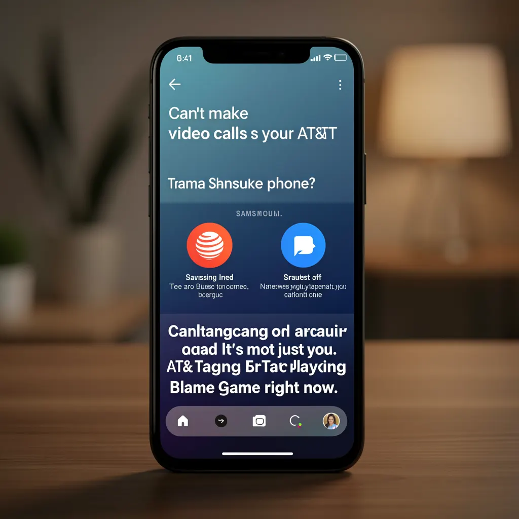 Can’t make video calls on your AT&T Samsung phone? It’s not just you