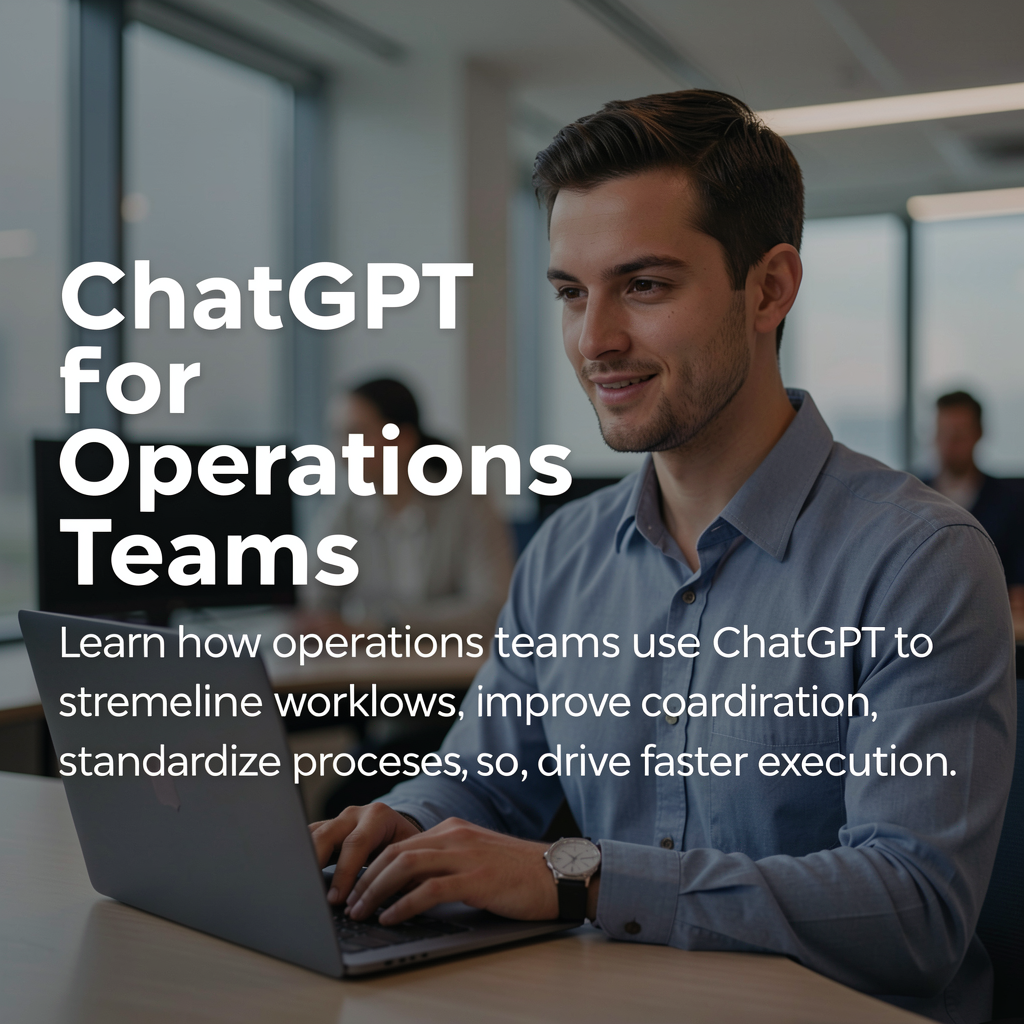 ChatGPT for operations teams