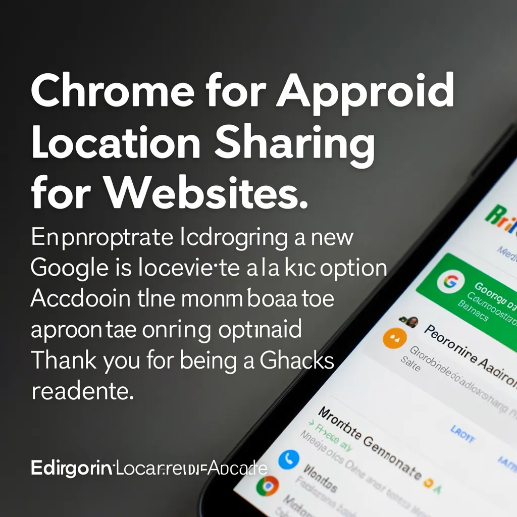 Chrome for Android Adds Approximate Location Sharing Option for Websites
