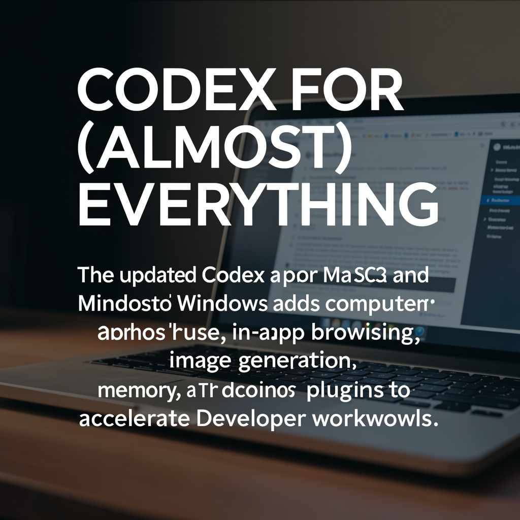 Codex for (almost) everything
