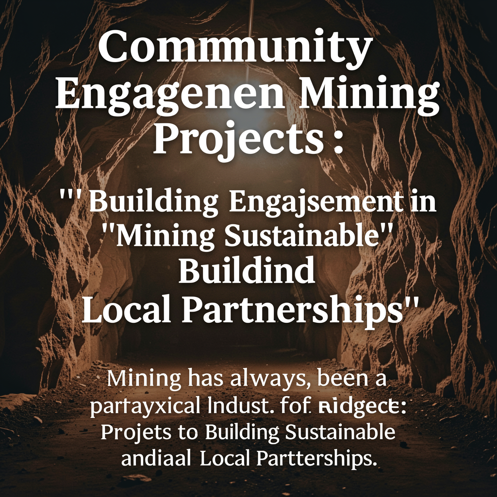 Community Engagement in Mining Projects: Building Sustainable Local Partnerships