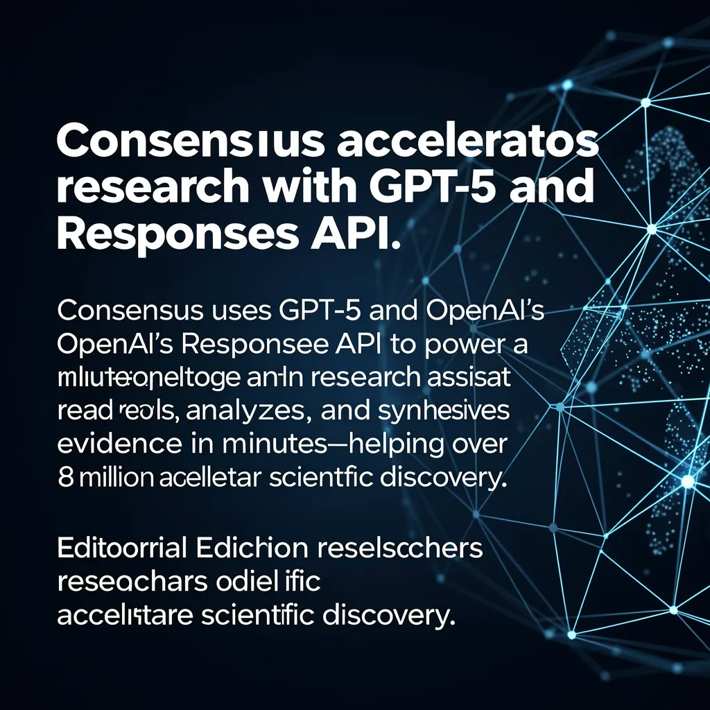 Consensus accelerates research with GPT-5 and Responses API