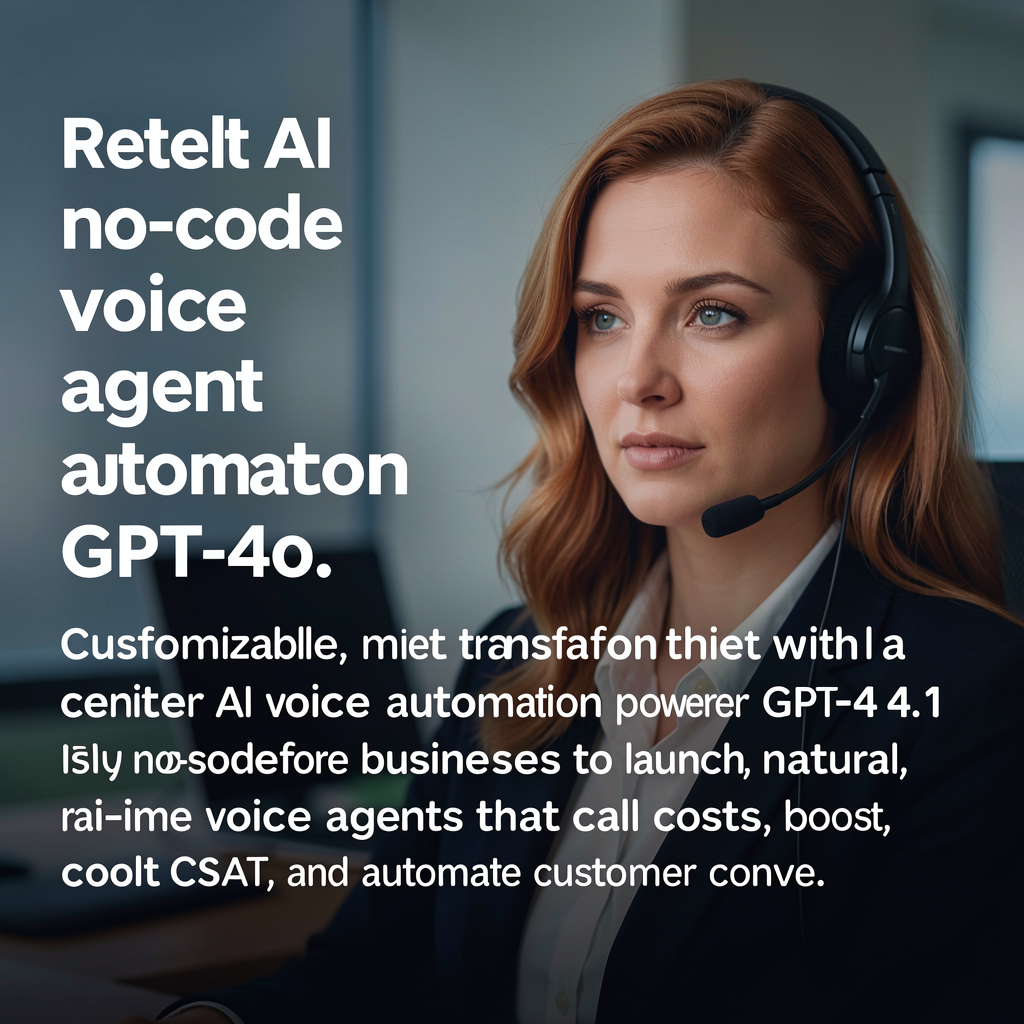 Customizable, no-code voice agent automation with GPT-4o