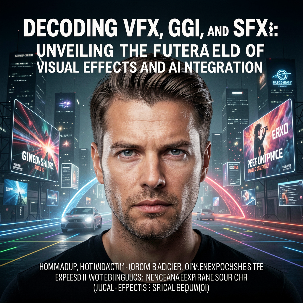 Decoding VFX, CGI, and SFX: Unveiling the Future of Visual Effects and AI Integration