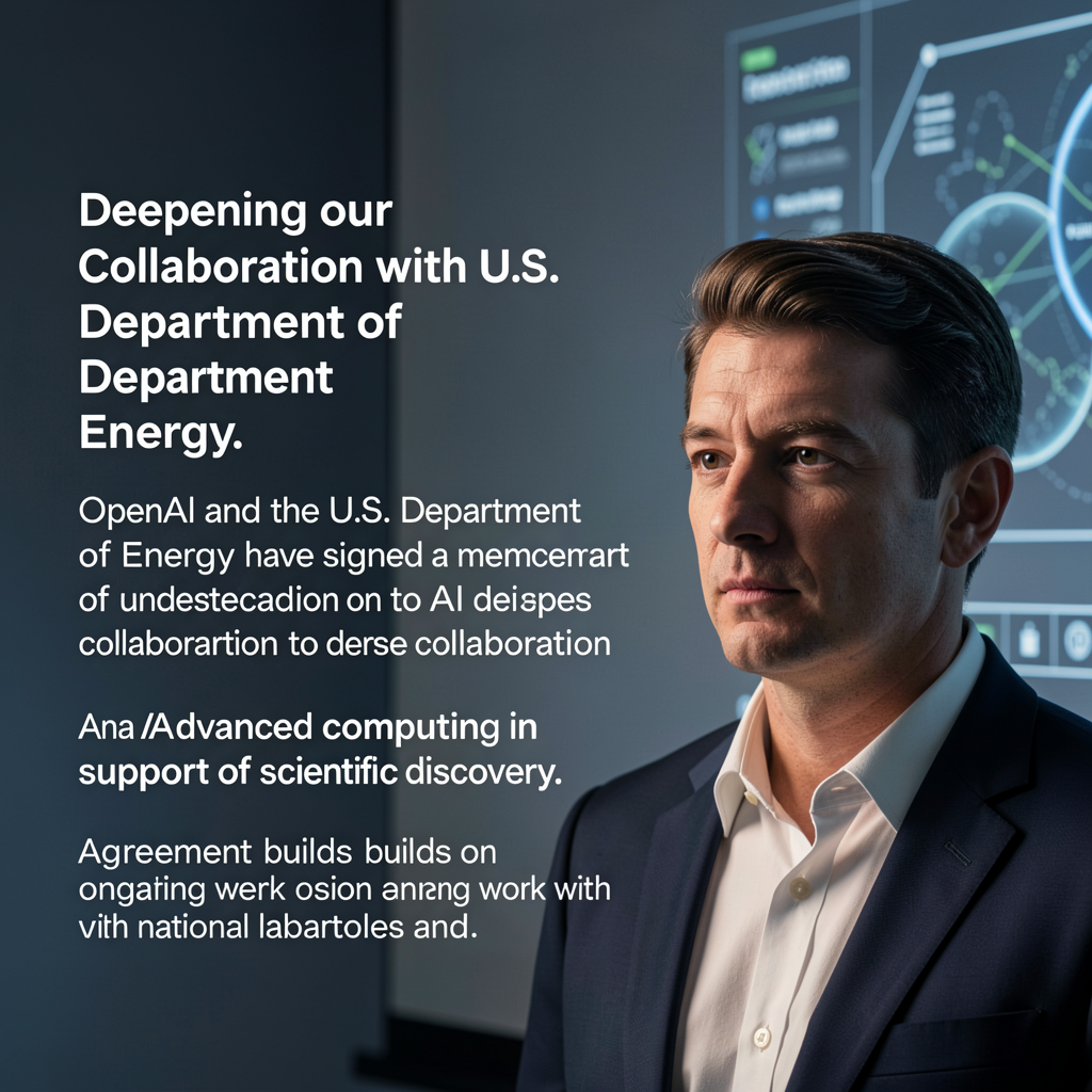 Deepening our collaboration with the U.S. Department of Energy