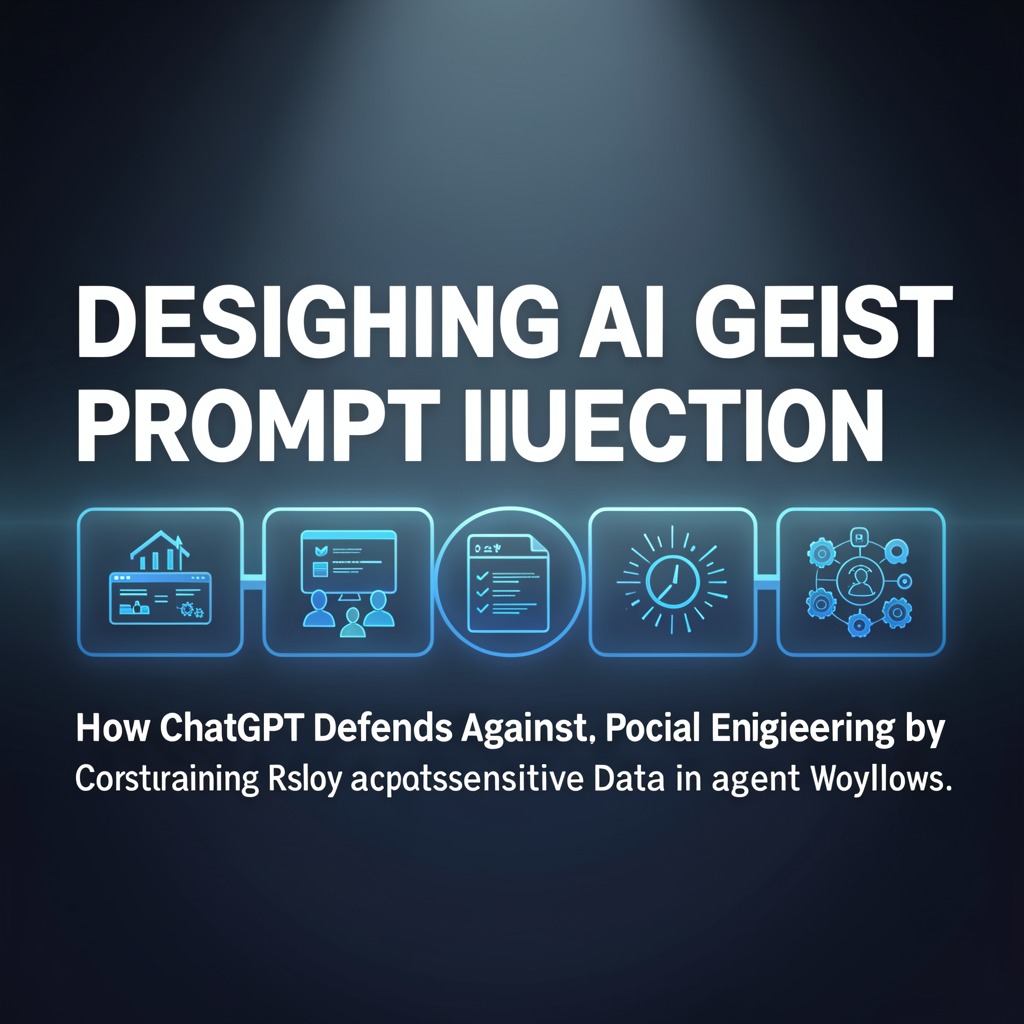 Designing AI agents to resist prompt injection