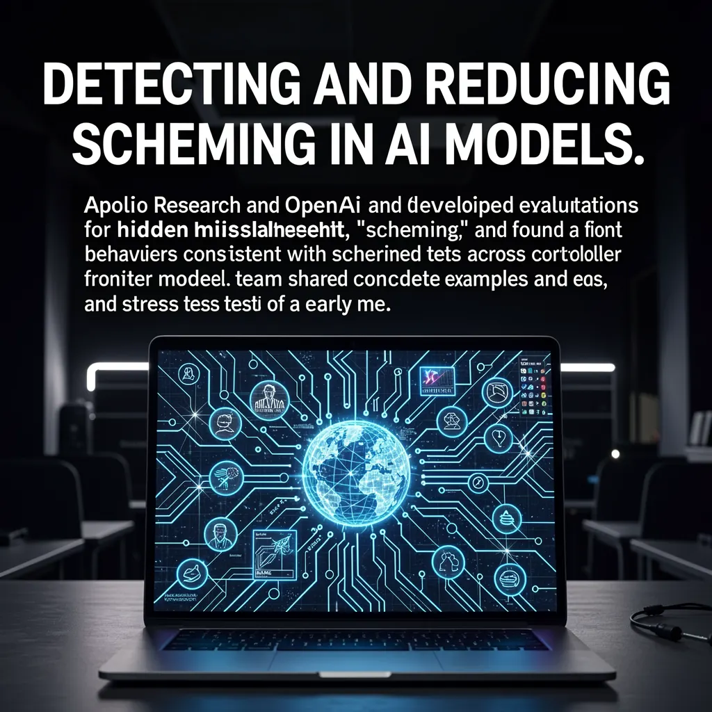 Detecting and reducing scheming in AI models