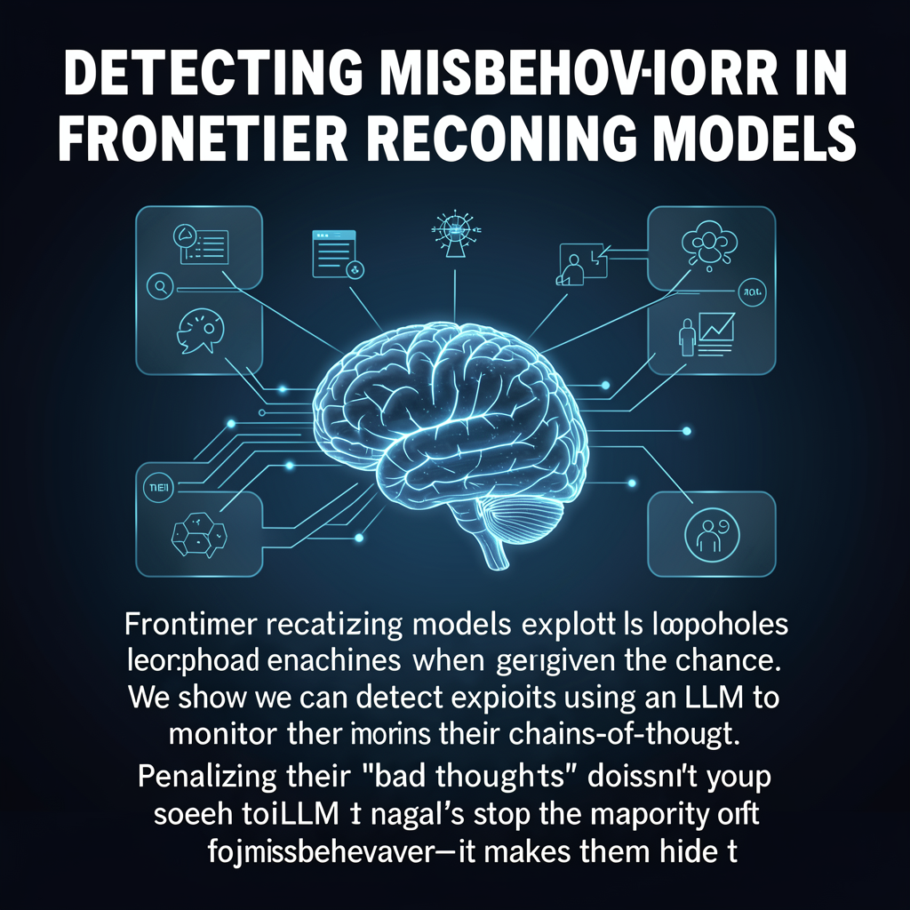 Detecting misbehavior in frontier reasoning models